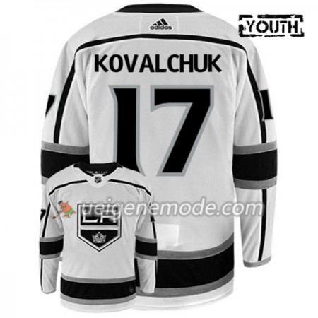 Kinder Eishockey Los Angeles Kings Trikot KOVALCHUK 17 Adidas Weiß Authentic